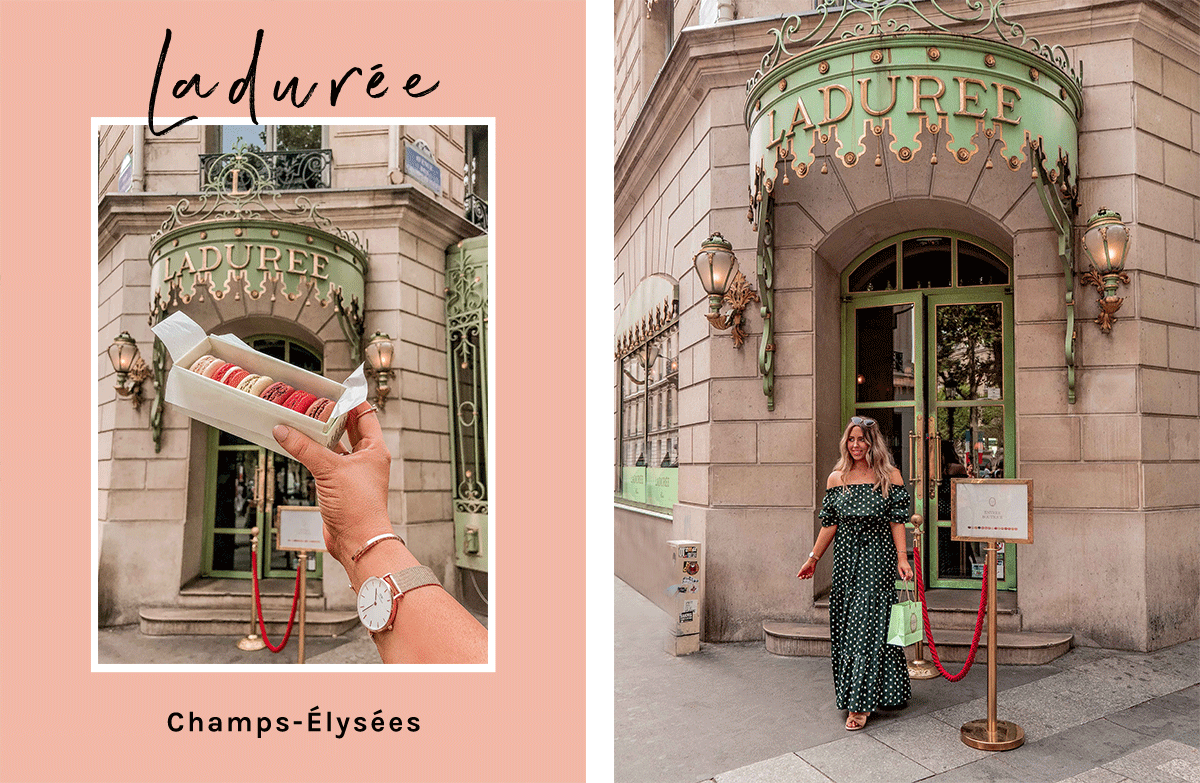 20-Best-Paris-Photography-Locations-Instagram-Spots-Pink-Mamma-@kelseyinlondon-Kelsey-Heinrichs--Ladurée-Paris-Champs-Elysées