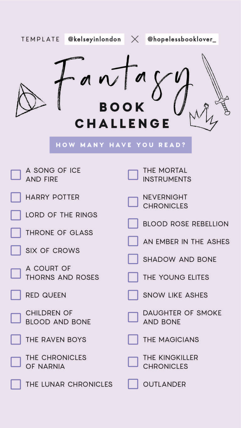 Books – Instagram Story Templates - Kelsey in London challenge