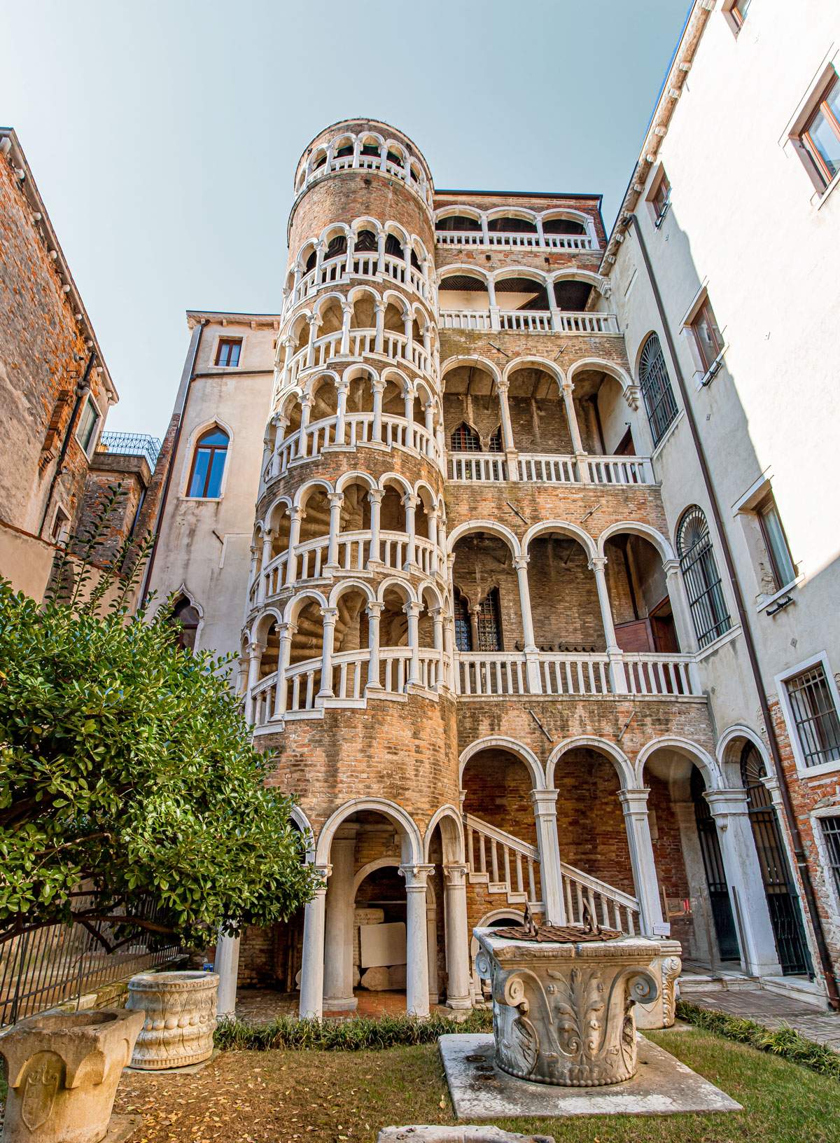 old building with a spiral staircase Palazzo Contarini del Bovolo