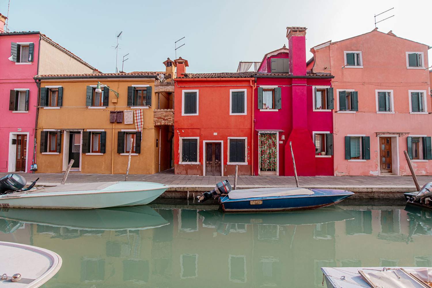 colourful bright houses of Burano