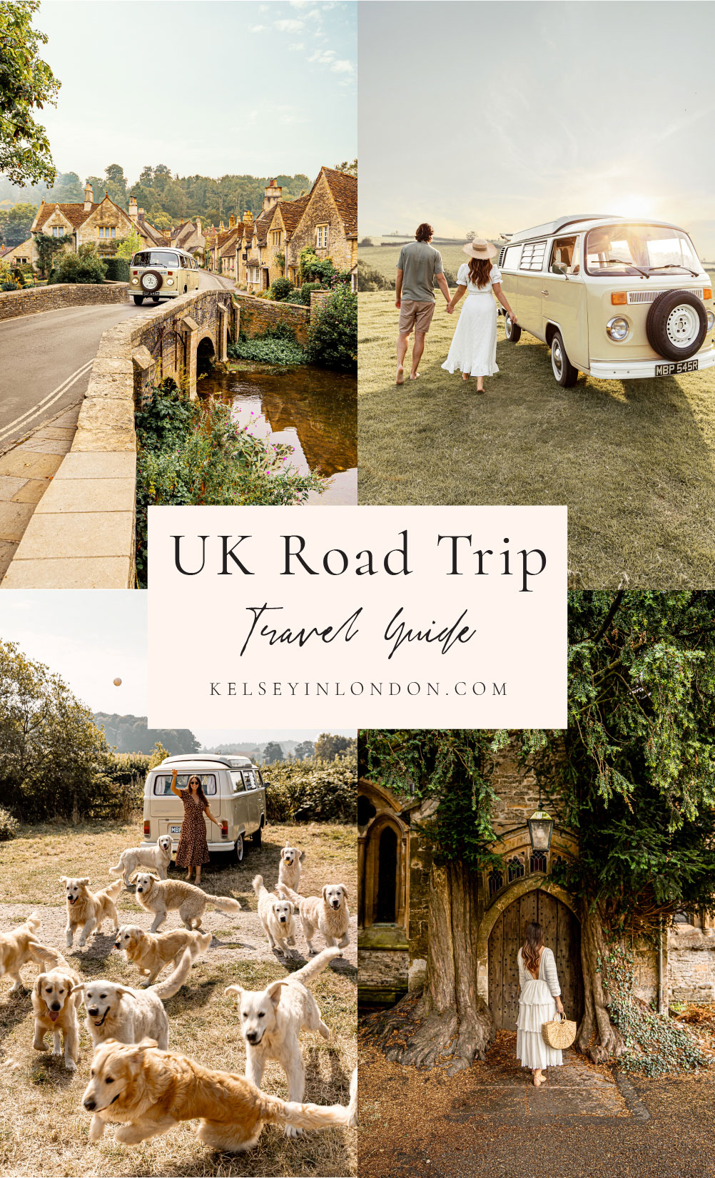 Uk road trip Somerset the cotswolds castle Combe Kelsey Heinrichs kelseyinlondon England travel camptoo campervan holiday 